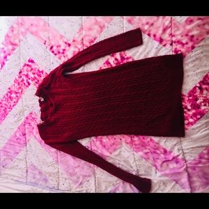Red Sweater Dress✨